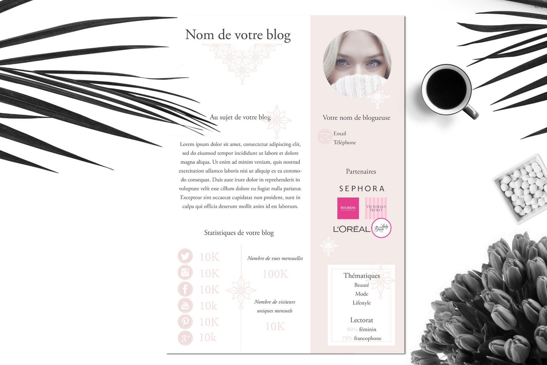 Créer un média kit pour votre blog + modèle à télécharger gratuitement