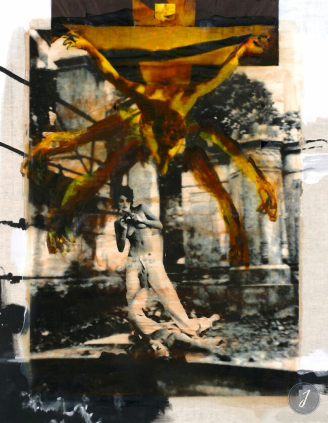 Sans Titre - Photomontage sur Toile - Technique mixte - 1999