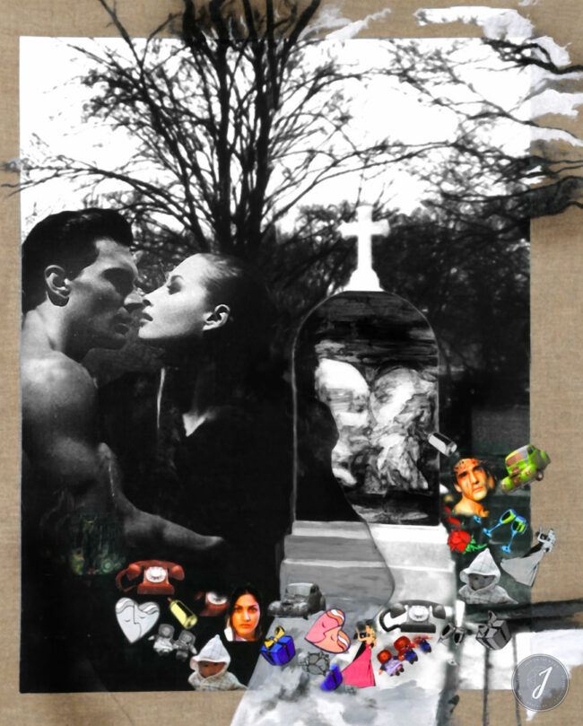 Sans Titre - Photomontage sur Toile - Technique mixte - 1999