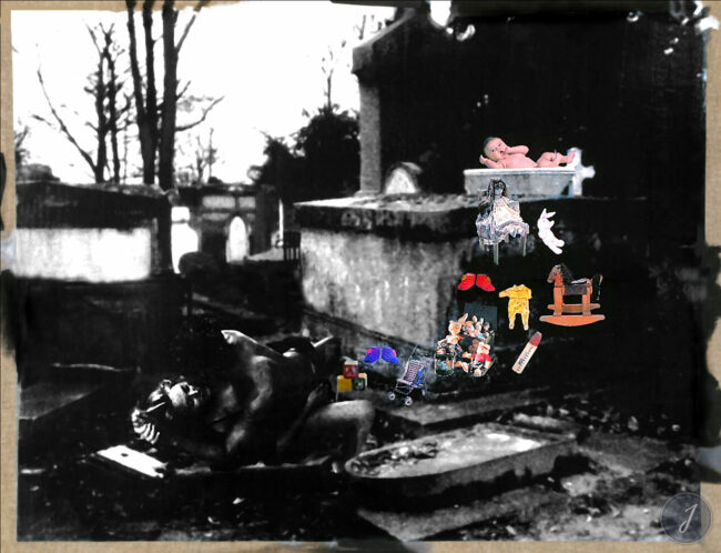 Sans Titre - Photomontage sur Toile - Technique mixte - 1999