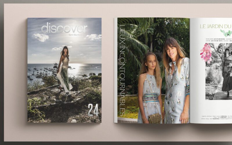 Photographie de mode pour le magazine Discover Saint-Barth n°24 - Saint-Barthélemy - 2022