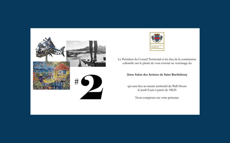 Exposition du « Salon des Artistes » au Musée Wall House de Saint-Barthélemy - July On The Moon