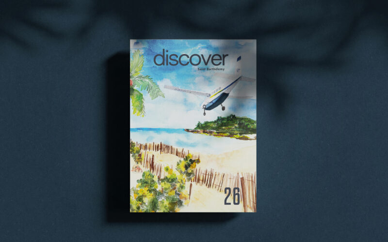 Direction artistique du magazine Discover Saint-Barthélemy N°26 - 2023