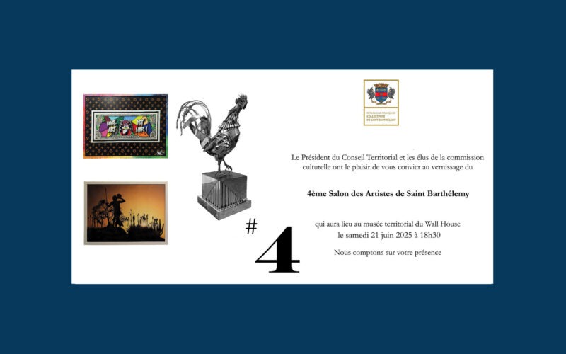 Exposition du « Salon des Artistes » au Musée Wall House de Saint-Barthélemy - July On The Moon