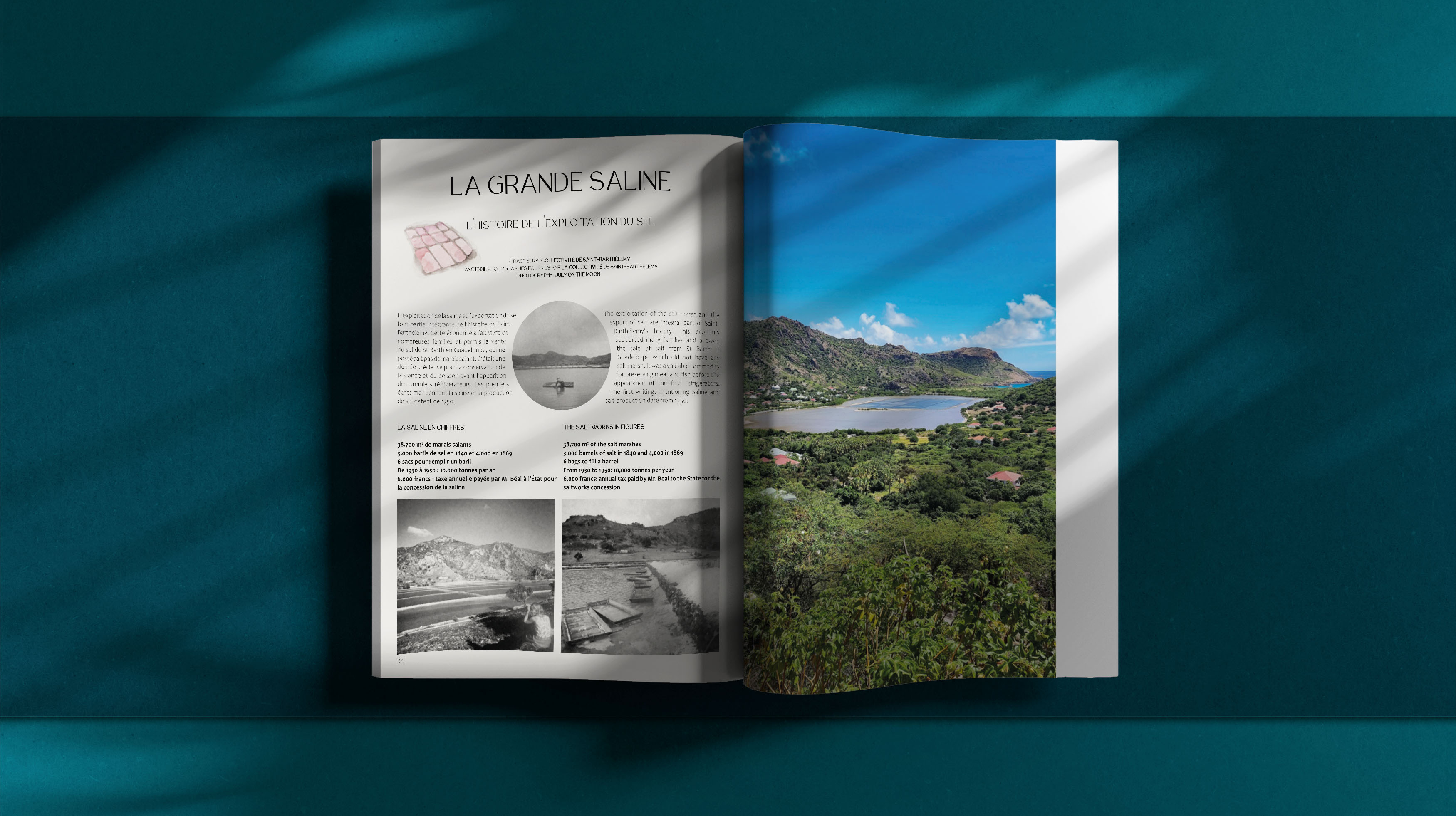 Direction artistique et conception graphique du magazine Discover Saint-Barthélemy N°27 – 2025 Direction artistique et conception graphique du magazine Discover Saint-Barthélemy N°27 - 2025