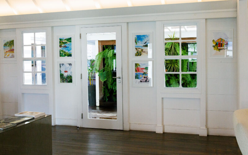 Exposition « Watercolor » à Barnes Saint-Barthélemy - Moon St Barth