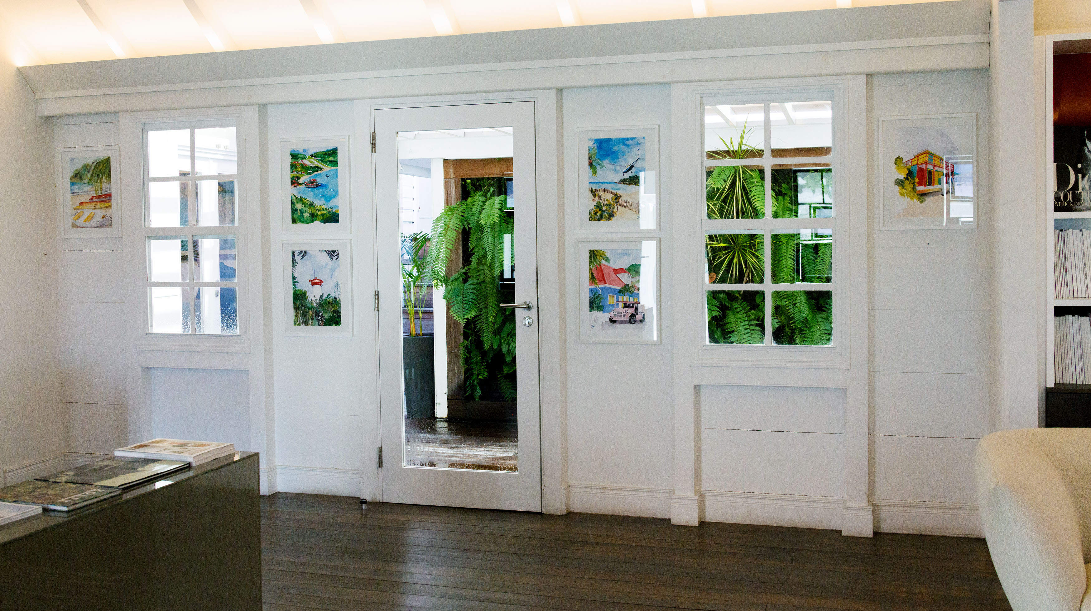 Exposition « Watercolor » à Barnes Saint-Barthélemy - Moon St Barth