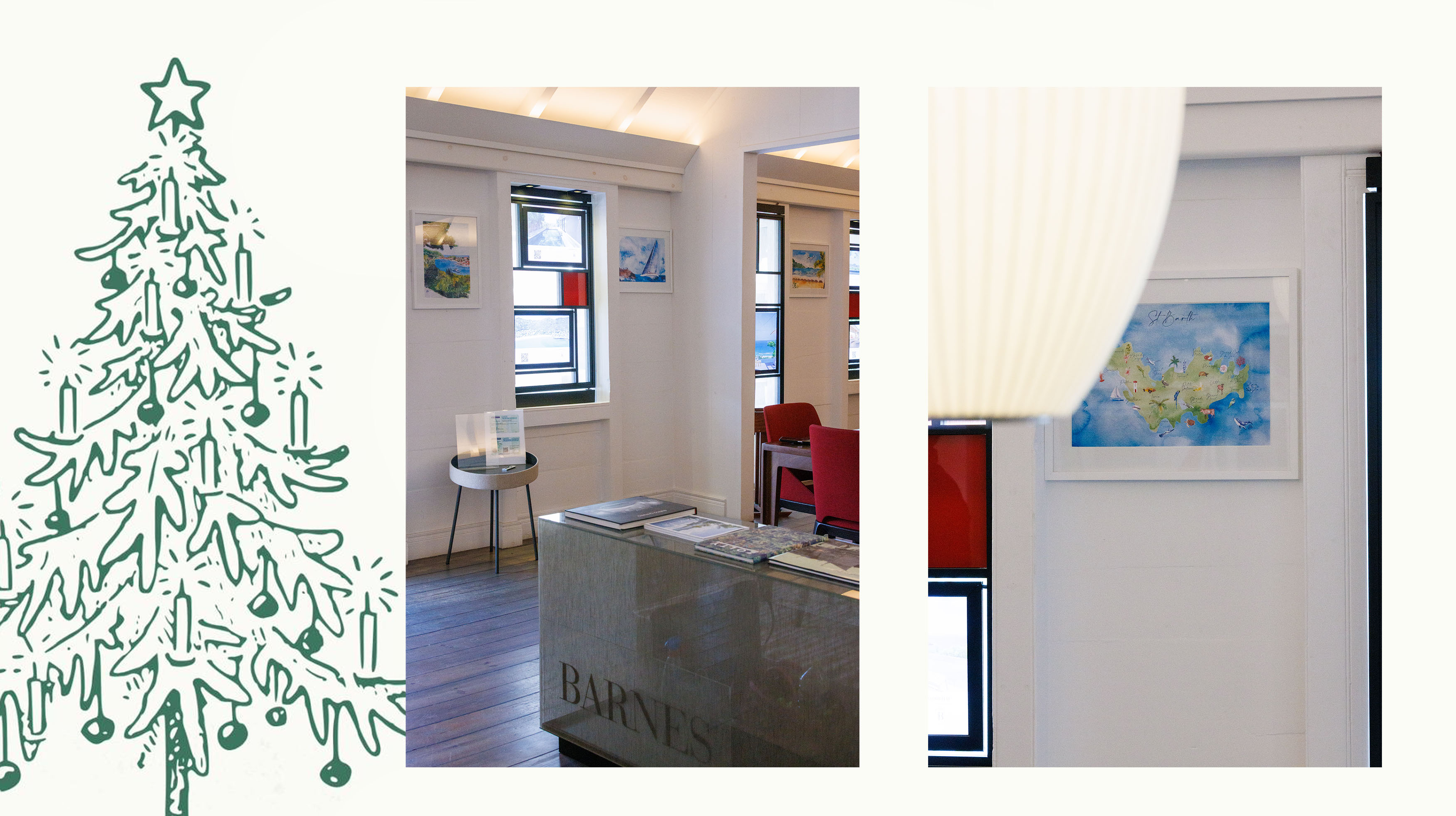 Exposition « Watercolor » à Barnes Saint-Barthélemy - Moon St Barth