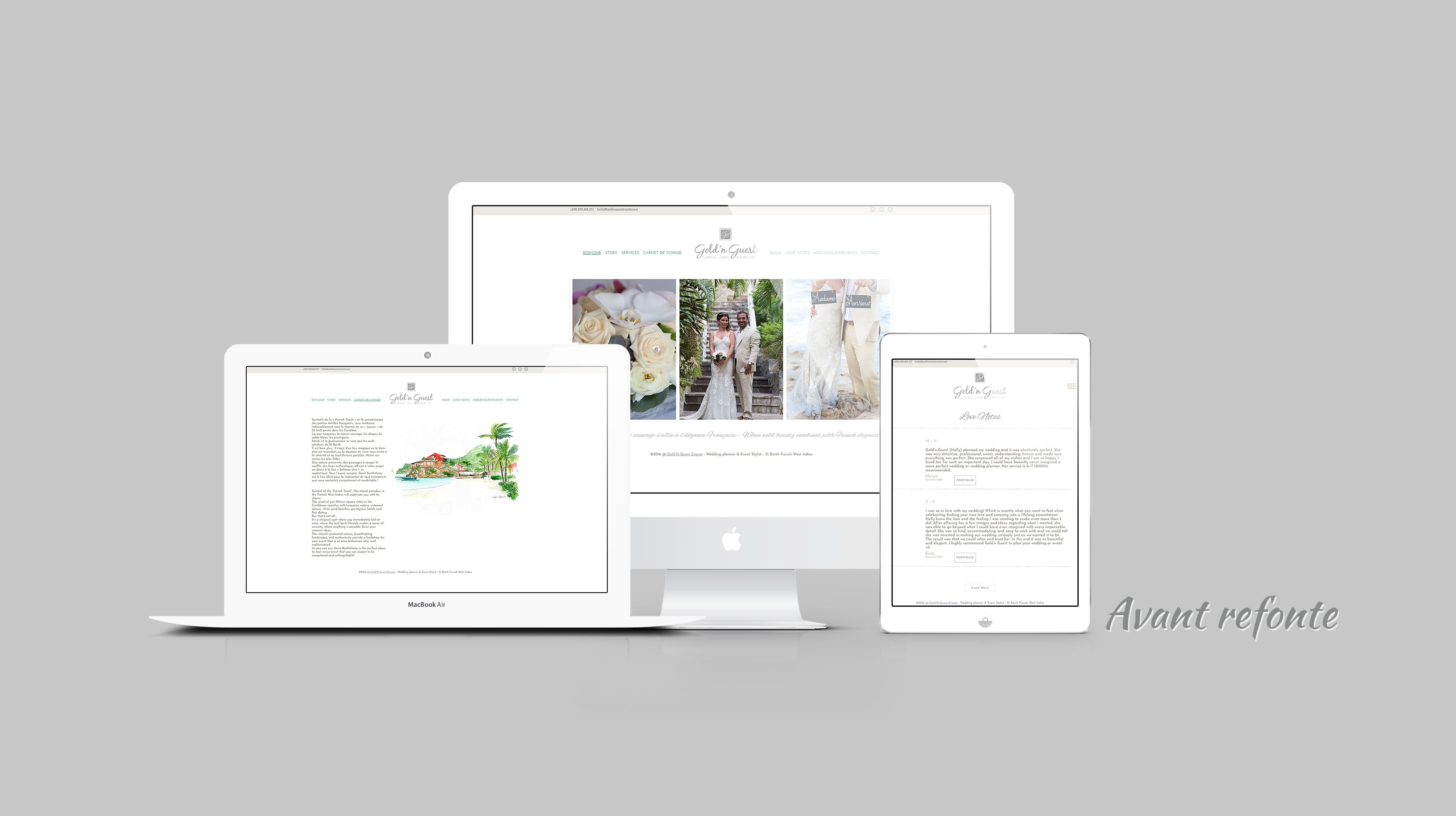 Refonte du site de Gold'n Guest Events - 2025 - July On The Moon