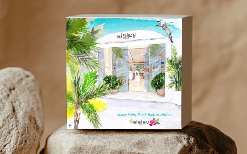 Création du coffret cadeau illustré pour Sisley Paris - July On The Moon