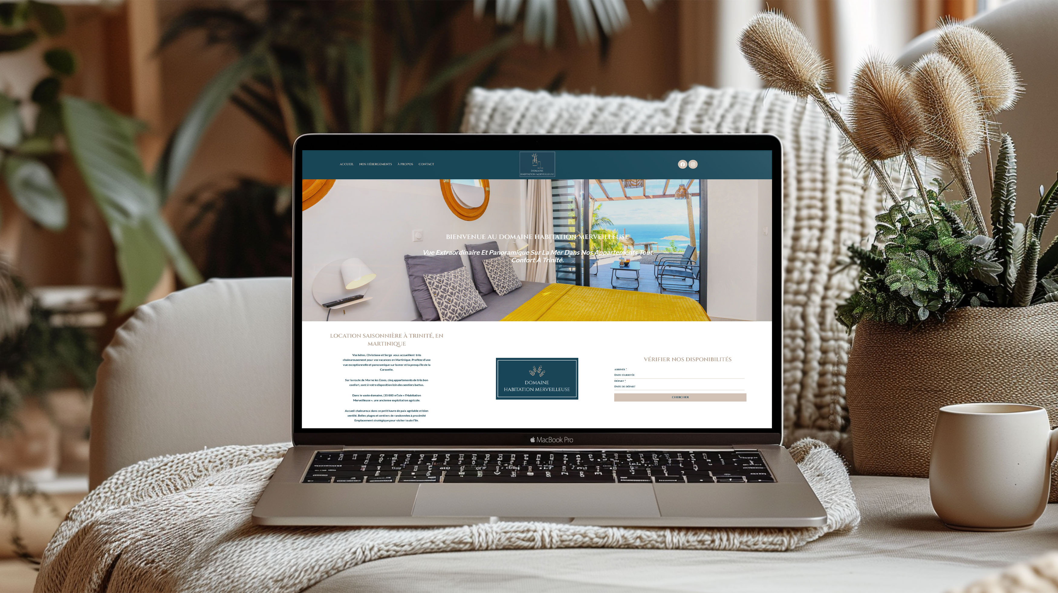 Migration et réparation du site de location Domaine Habitation Merveilleuse Migration et réparation du site de location Domaine Habitation Merveilleuse