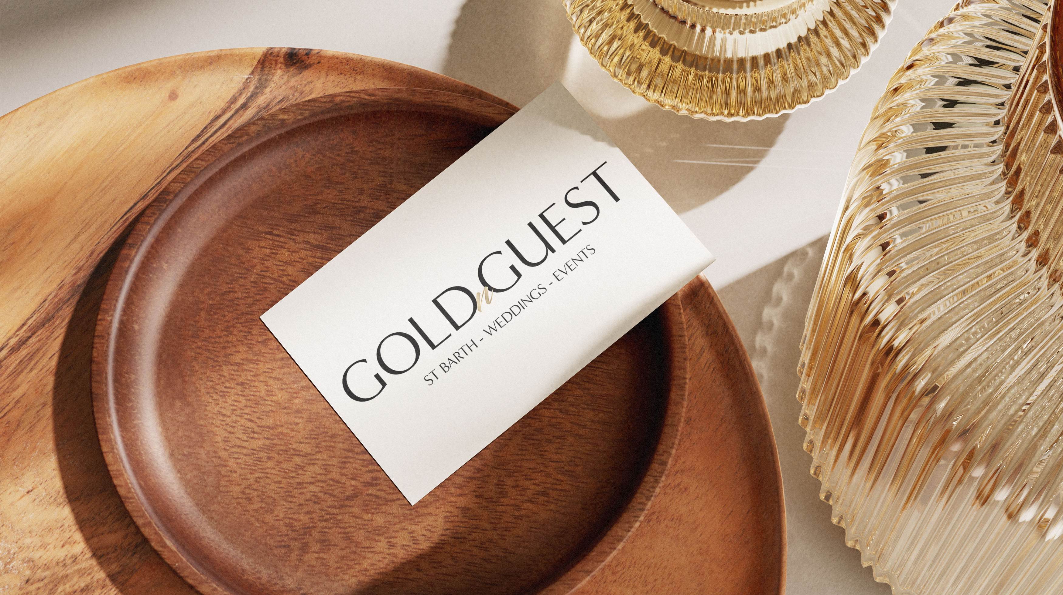 Refonte du logo de Gold'n Guest Events - 2025 - July On The Moon