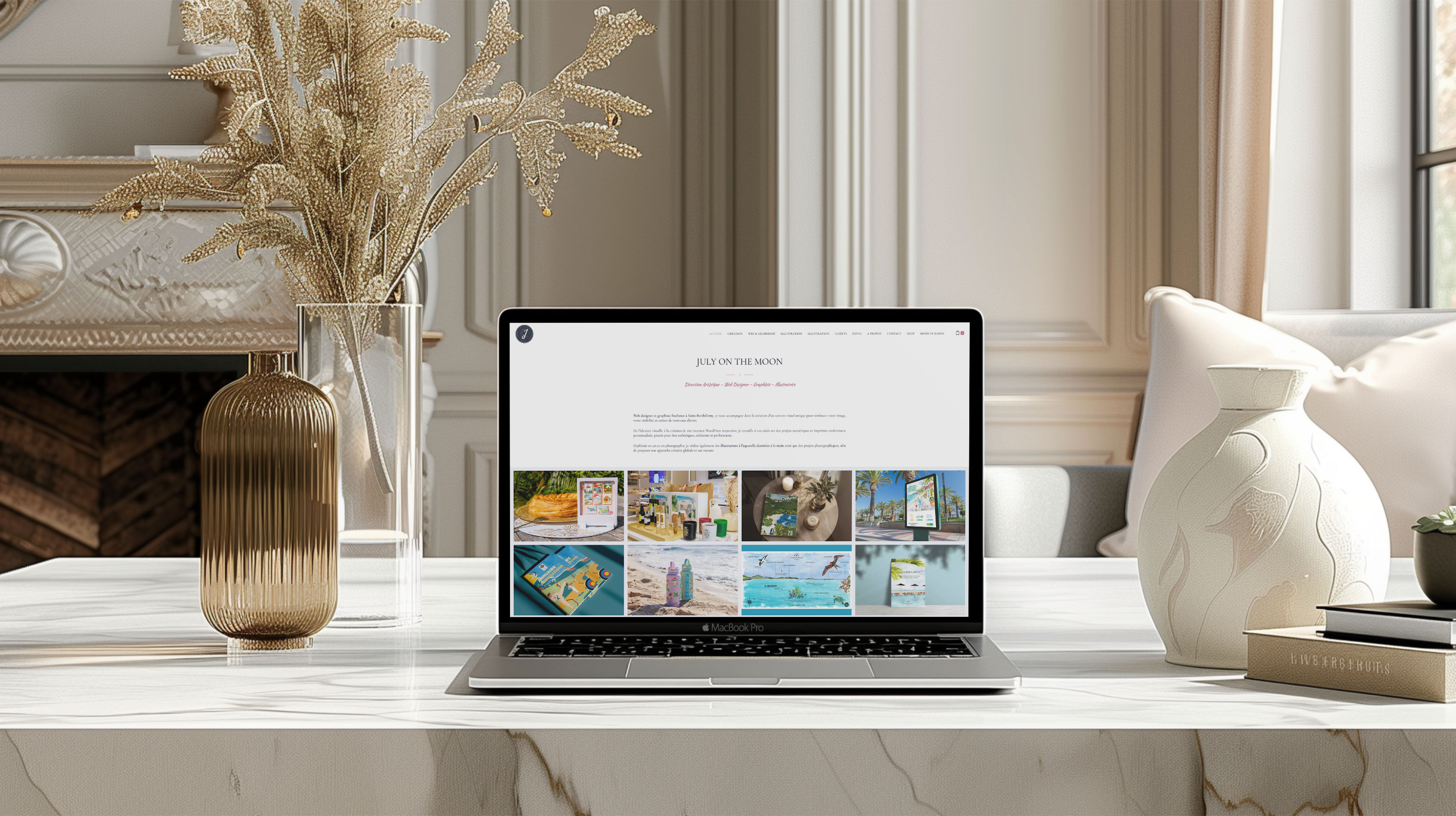 July On The Moon - Graphiste, web designer et illustratrice