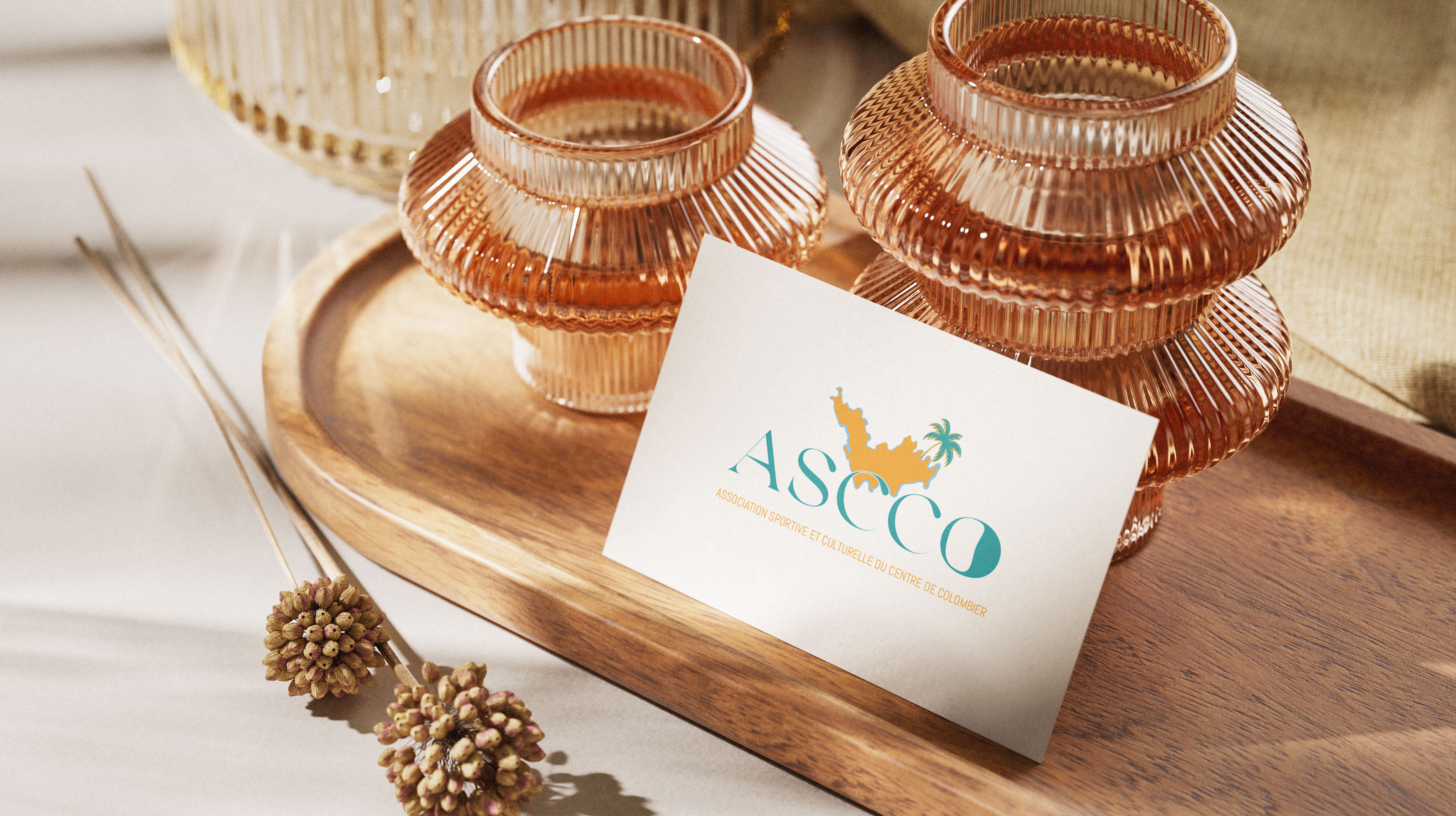 Refonte du logo de l’Association Sportive et Culturelle du Centre de Colombier (ASCCO), - July On The Moon