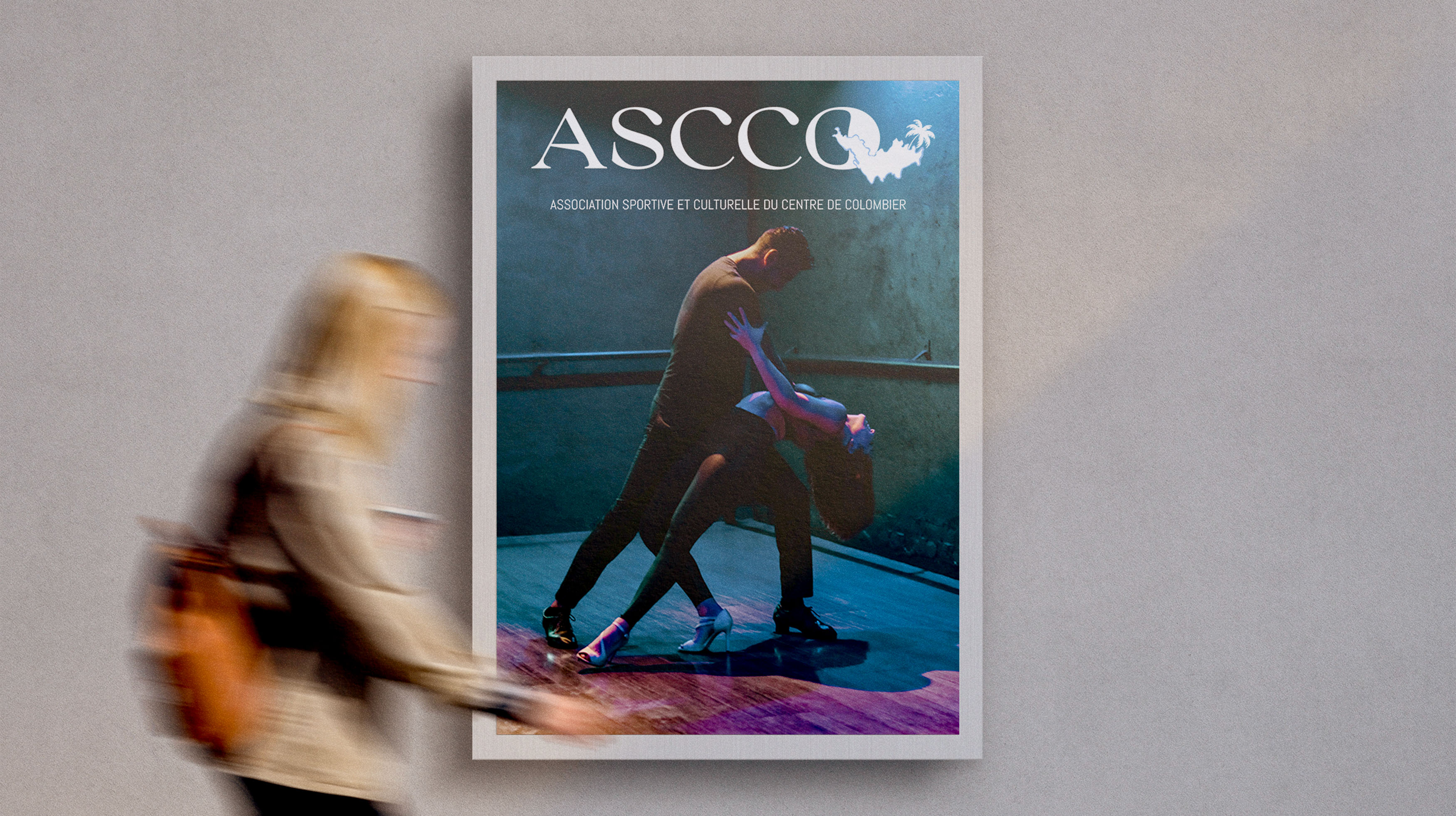 Refonte du logo de l’Association Sportive et Culturelle du Centre de Colombier (ASCCO), - July On The Moon