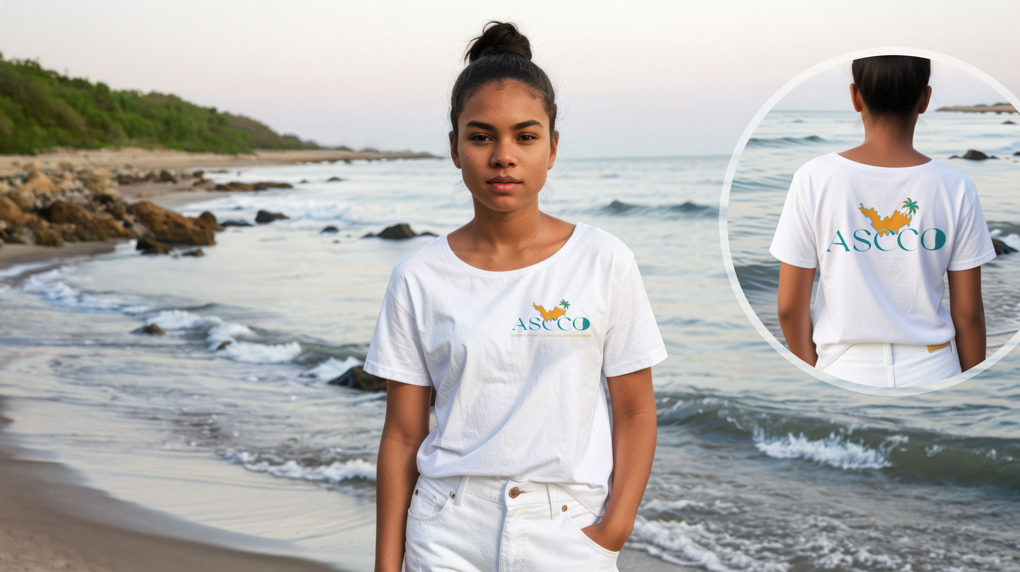 Refonte du logo de l’Association Sportive et Culturelle du Centre de Colombier (ASCCO), - July On The Moon