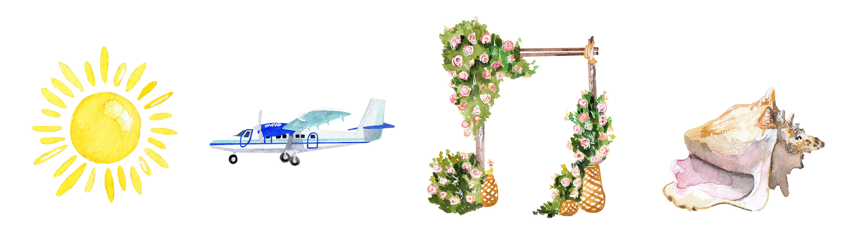 Création de la papeterie de mariage illustrée de Nancy et Aymeric - July On The Moon