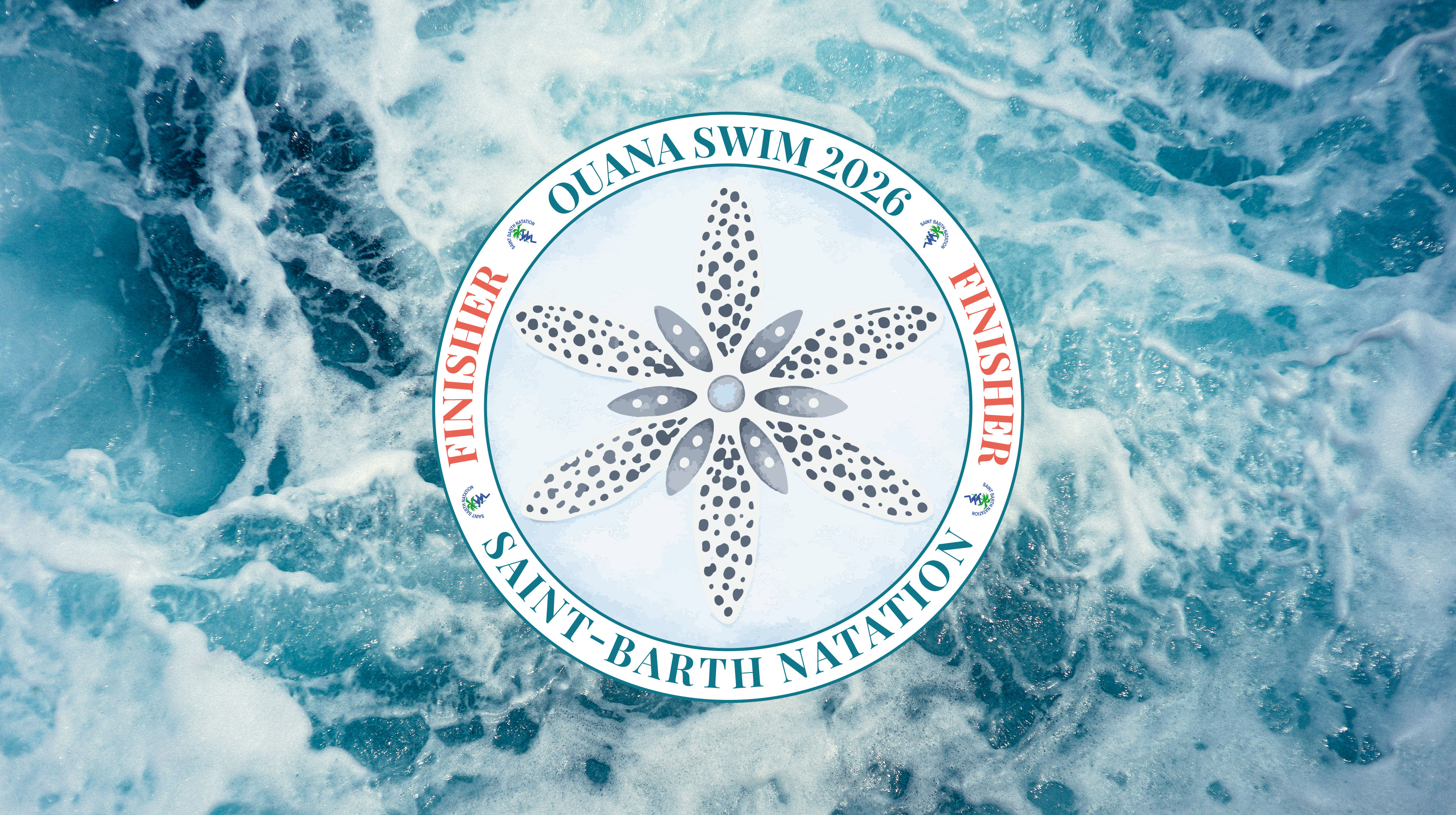 Création de la médaille de la course de natation Ouana Swim 2026 – July On The Moon Création de la médaille de la course de natation Ouana Swim 2026 - July On The Moon