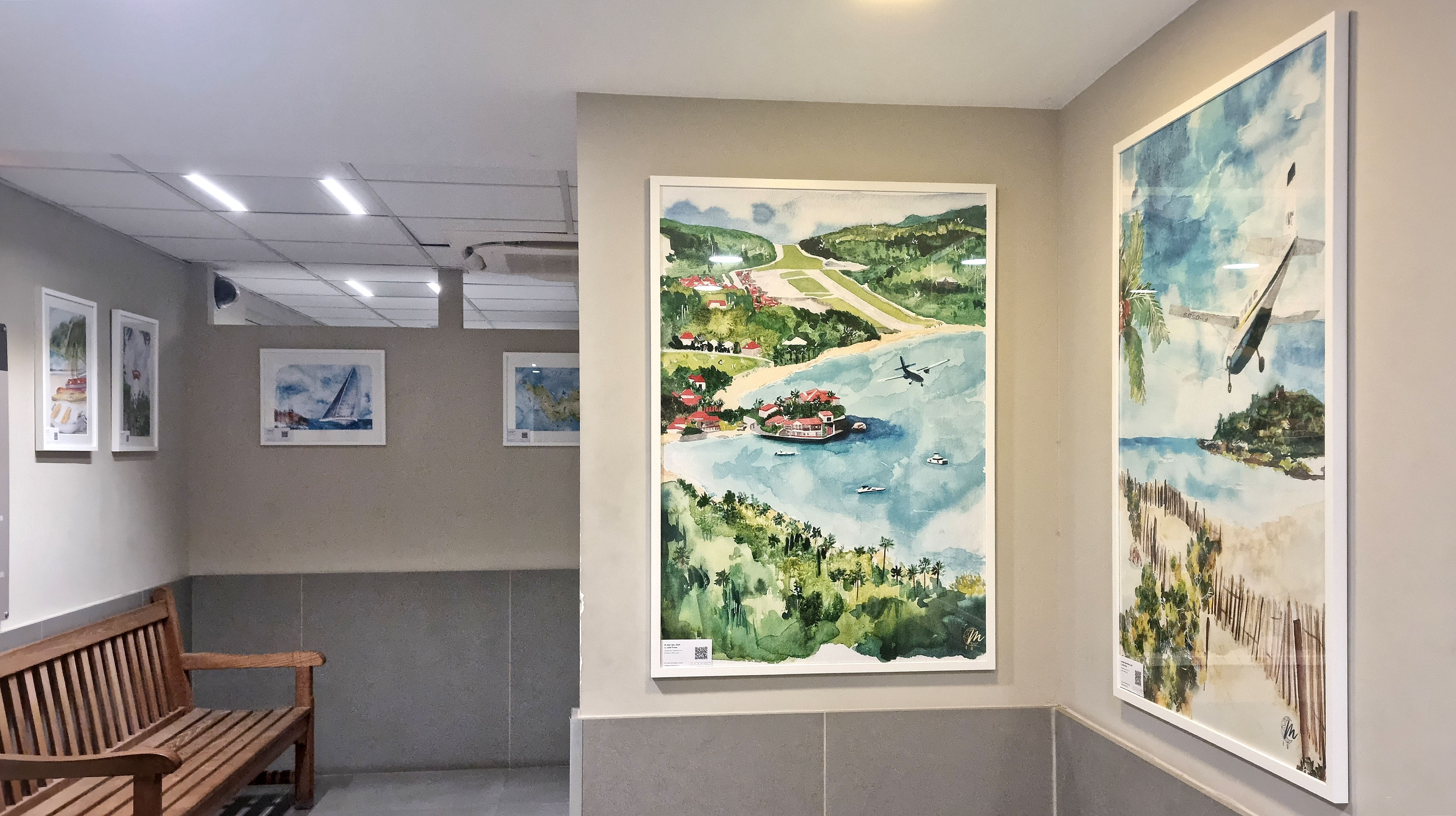 Exposition « Watercolor » à l’aéroport Remy de Haenen de Saint-Barthélemy – Moon St Barth Exposition « Watercolor » à l'aéroport Remy de Haenen de Saint-Barthélemy - Moon St Barth