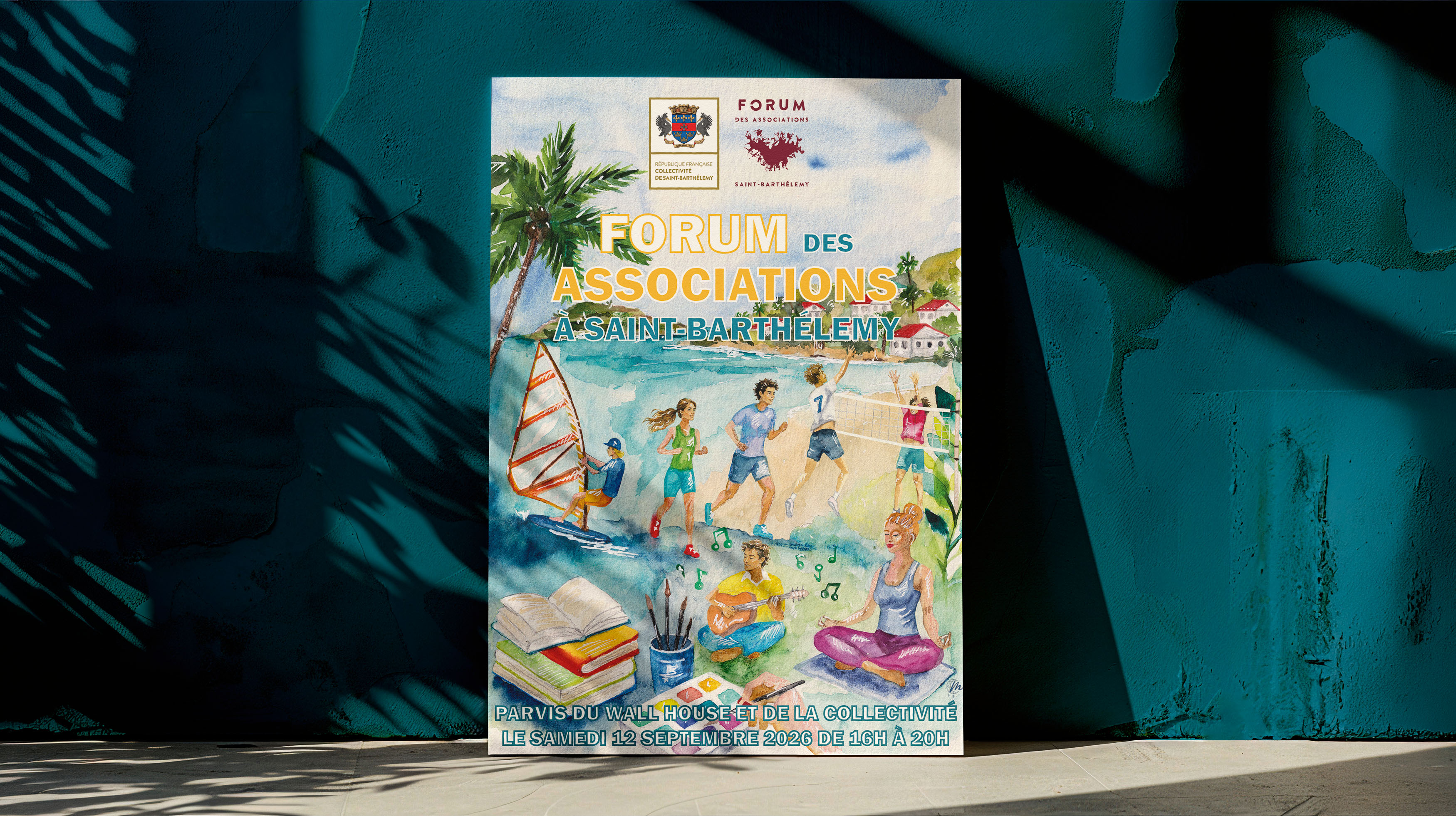 Création de l’annuaire des associations 2026 de la Collectivité de Saint-Barthélemy - July On The Moon