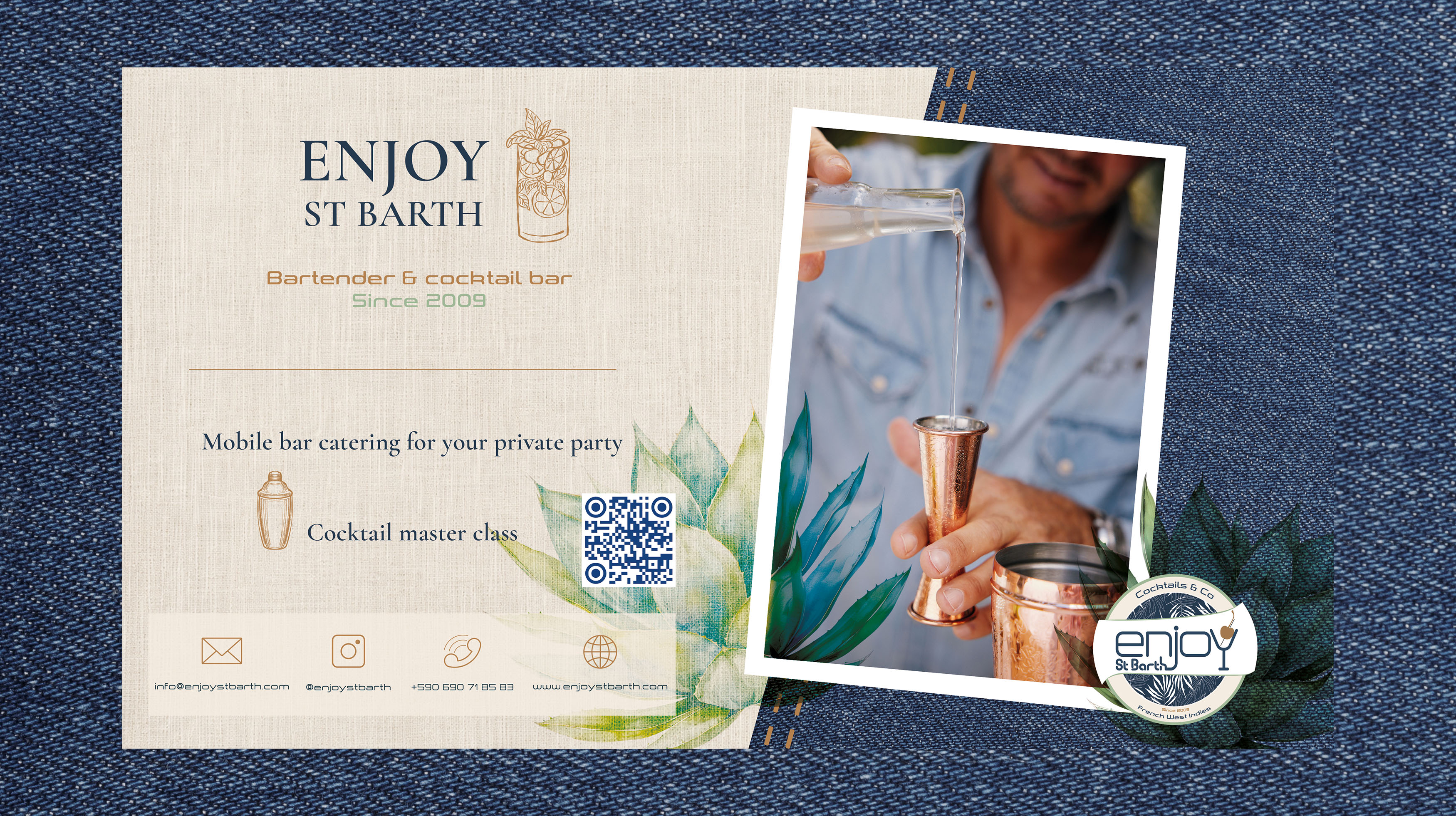 Refonte de la direction artistique d’Enjoy St Barth – July On The Moon Refonte de la direction artistique d'Enjoy St Barth - July On The Moon