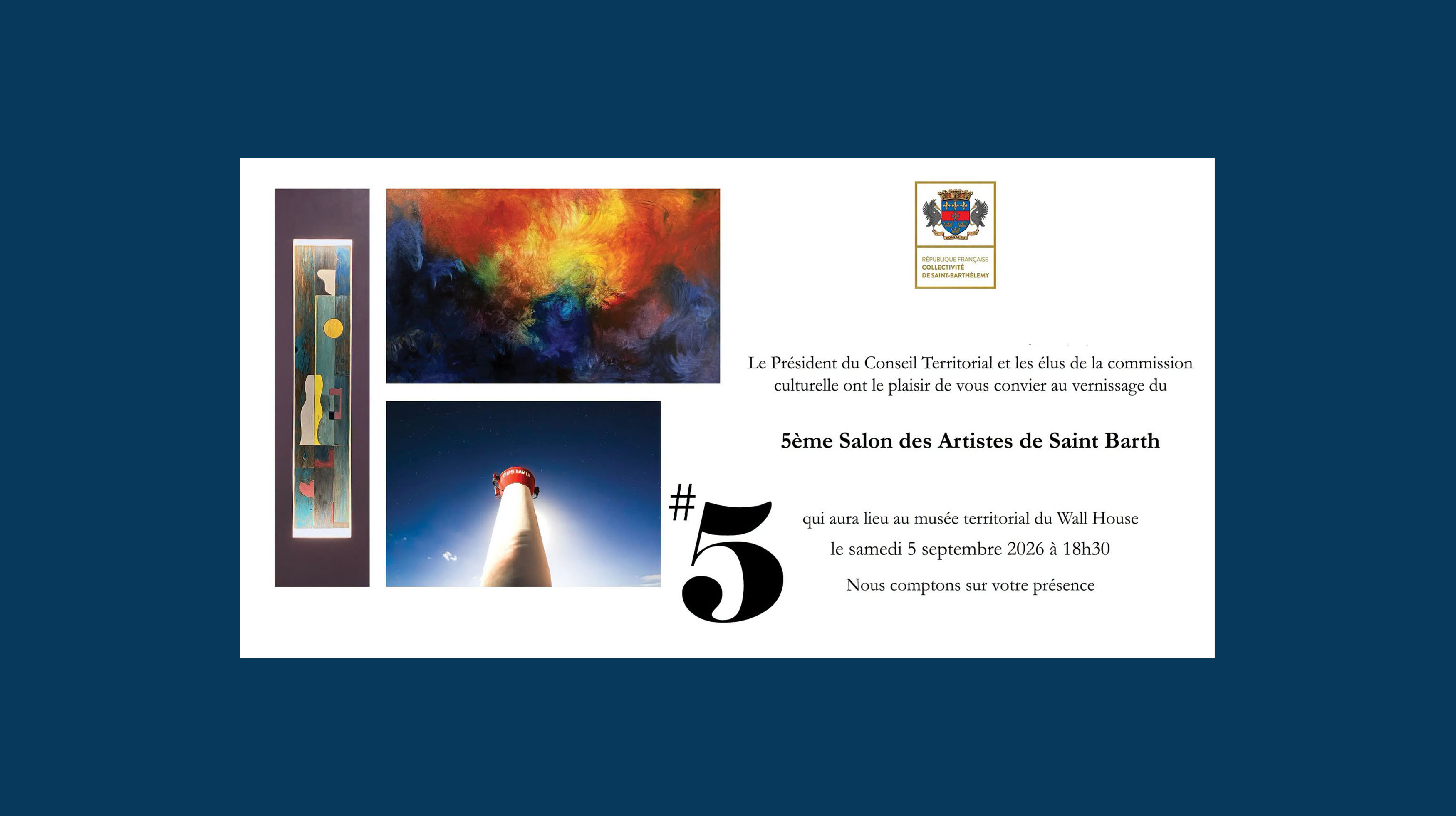 Exposition du « Salon des Artistes 2026 » au Musée Wall House de Saint-Barthélemy - July On The Moon